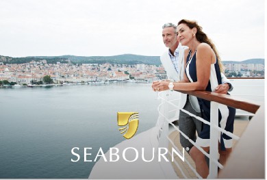 Couple on a Seabourn Cruise