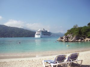 Enjoy the crystal blue water of the Caribbean