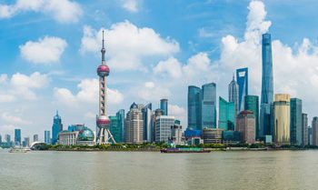 Panoramic view of Shanghai