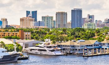 Fort Lauderdale City Skyline