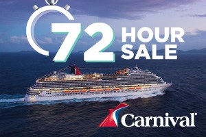 Carnival Sydney 72 hour sale