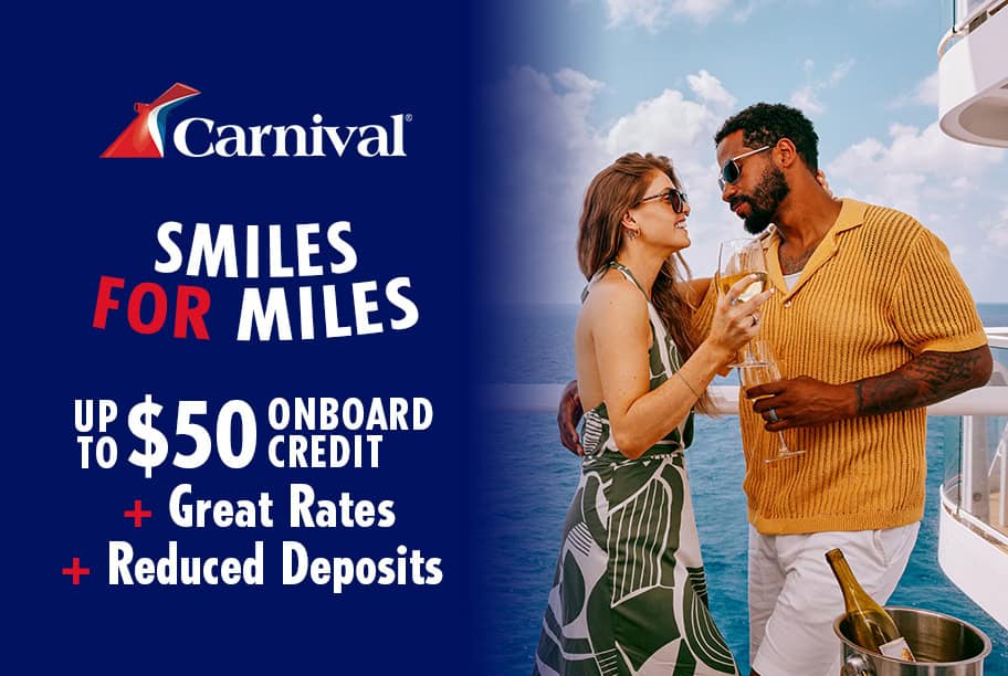 Carnival Cruises Smile for Miles