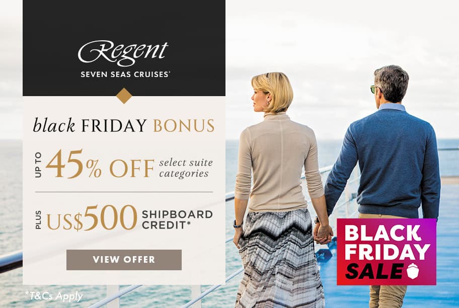Regent Seven Seas - Black Friday Bonus