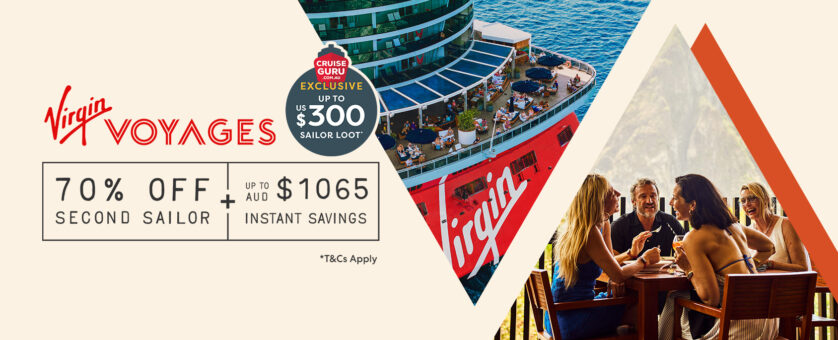 Virgin Voyages - 70% Off Second Sailor + Up to $1,065 Instant Savings