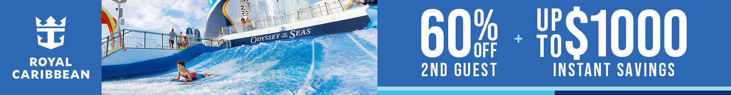Royal Caribbean Flash Sale - Up to 60% Off 2nd Guest + Save Up to $1,000