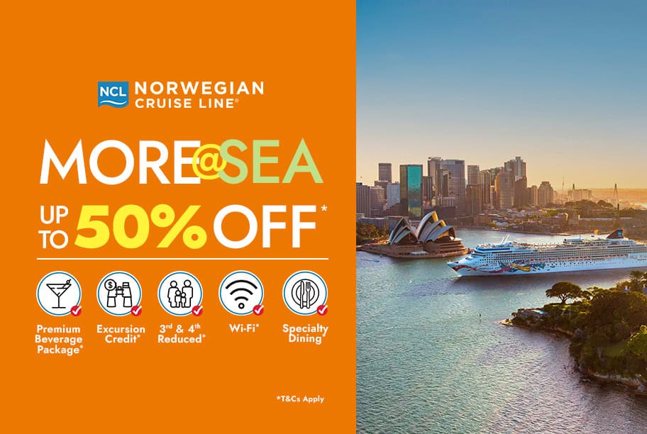 Norwegian Cruise Line 50% Off Australia New Zealand