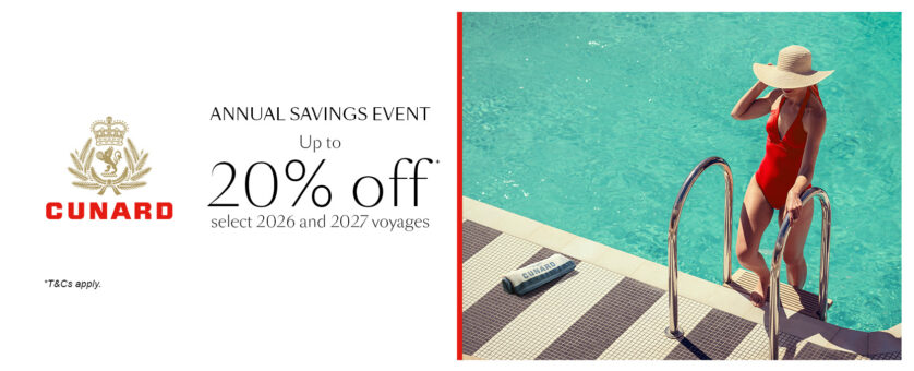 Cunard Annual Savings Event