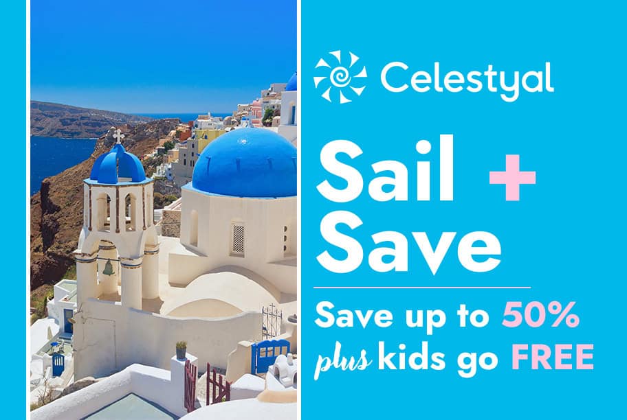 Celestyal Sail and Save - Save up to 50% + Kids Sail Free