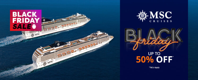 MSC Black Friday Sale - Save up to 50%
