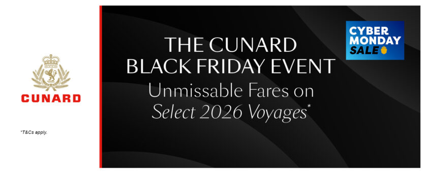 Cunard Black Friday Event