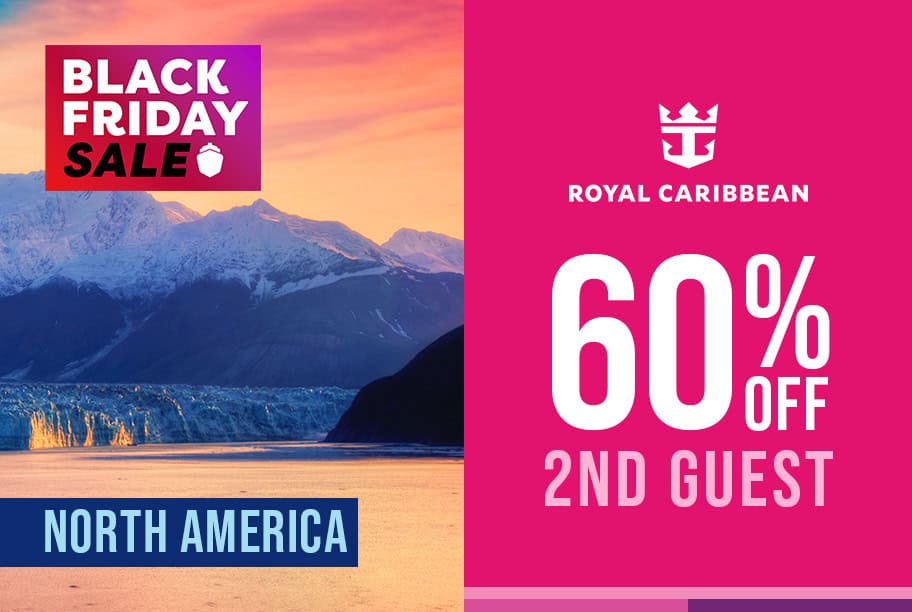 Royal Caribbean - Up to 60% Off 2nd Guest + Up to $900 Off