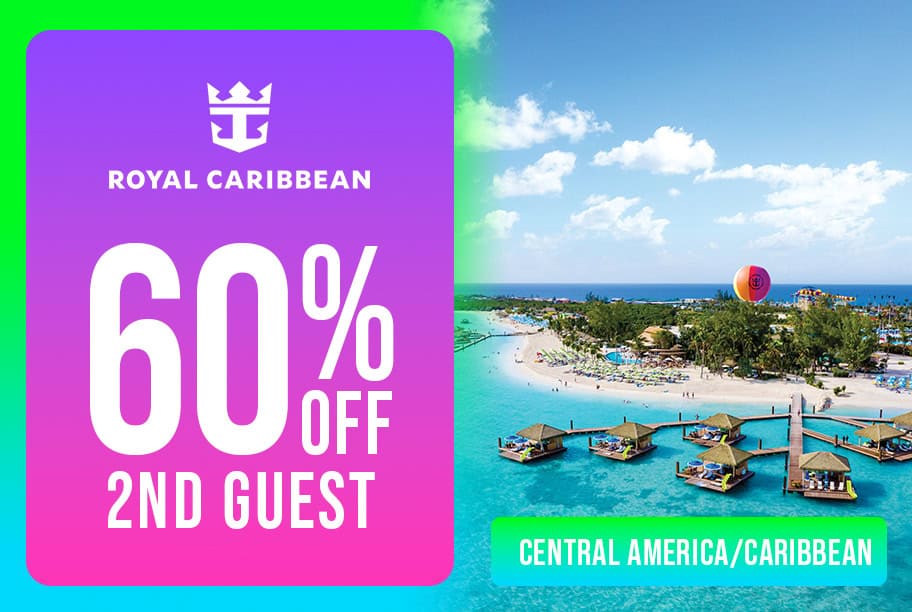 Royal Caribbean - Up to 60% Off 2nd Guest