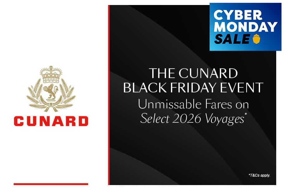 Cunard Black Friday Event